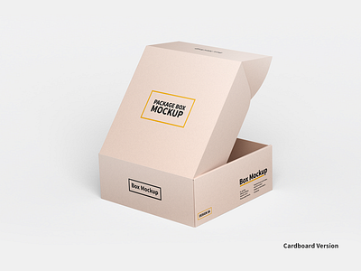 Download Square Box Packaging Mockup By Shaike Rintu On Dribbble