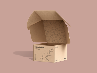 Mailer Box Packaging Mockup 6a