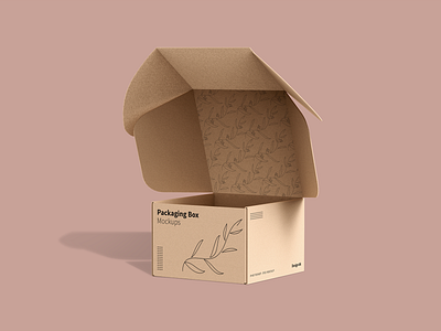 Mailer Box Packaging Mockup 6a box design box mockup box mockups box packaging mockups cardboard box design mailing box mockup mockup mockup psd mockups psd mockup