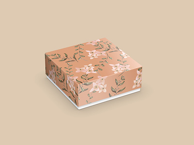 Square Box Packaging Mockup 9A