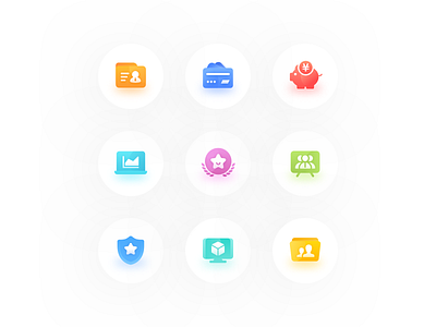 ICONS ai colorful design icon icon design icon set mobile ui ui