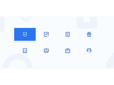 ICONS ai blue blue and white business design icon icon design icons illustration mobile ui ui