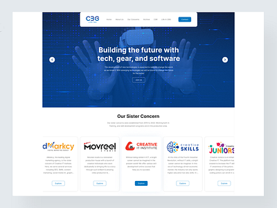 Website Design : landing page