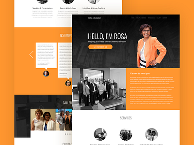 Business Coach - Landing Page design landing landing page ui web design website