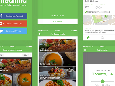 Meal Finding App UI app design app ui app ui design design design app food app mobile app mobile app design ui ui design uidesign ux design web design