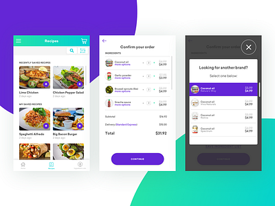 Ingredient Ordering App