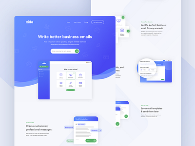 Aida Landing Page