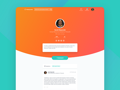 Honeycomb Profile Page