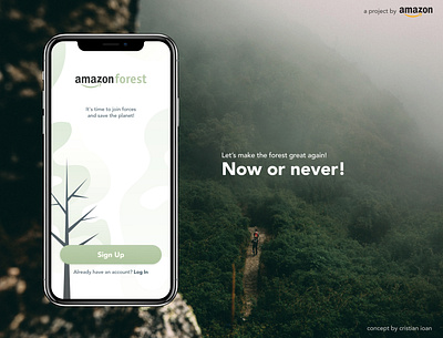 Amazon Forest? I would love to see it implemented!!! 001 amazon amazon label brazil dailyui forest interface page signup ui