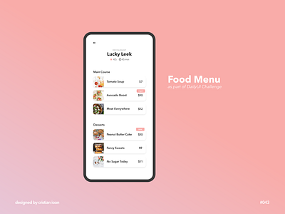 Food Menu