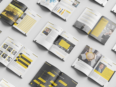 Annual Report Brochure Template by FARUK AHMED on Dribbble