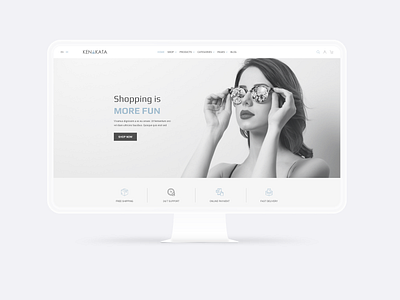 Kenakata - Creative eCommerce Adobe XD Template-V.5 adobe xd ecommerce shop ecommerce website figma landing page ui psd template ui design ui template uiux uiux design web design