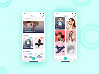 Kenakata - eCommerce Mobile App UI Kit #3