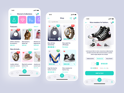 Kenakata - eCommerce Mobile App UI Kit #4