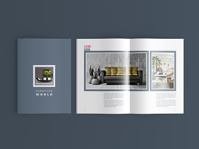 Furniture World – Portfolio Showcase Templates branding brochures creative brochure photo albums portfolio template print typography