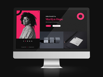 One Page Psd Template Designs Themes Templates And Downloadable Graphic Elements On Dribbble