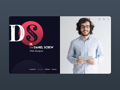 Personal Portfolio UI Design - Daniel