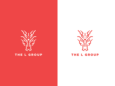 The L group branding design dragon freelancer group line logo nam viet vietnam