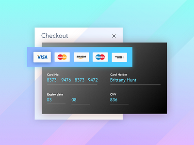 Daily UI #002 - Credit Card Checkout bank challenge design flat freelance interface payment shadow ui ux vietnam website