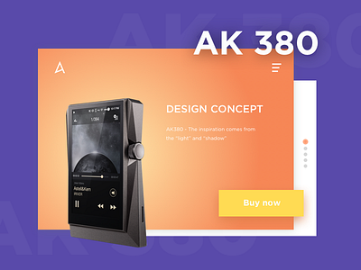 Daily UI #003 - Landing Page astellkern colorful design music player product ui ui challenge vietnam