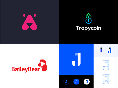 2018 app brand branding freelance icon identity mark monogram sketch symbol typography vietnam