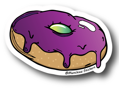 Purple donut
