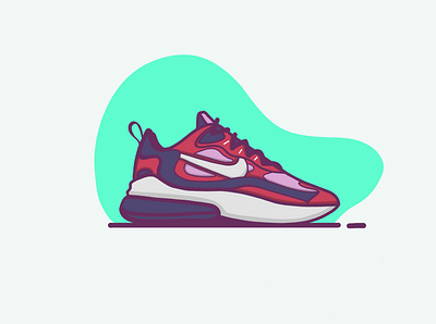 Nike shoe design doodle doodleart illustration procreate sketch sticker vector