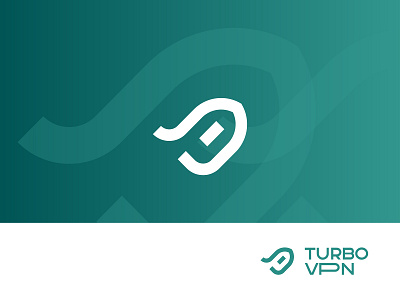 Turbo VPN Logo Design app brand graphicdesign logo logodesign logotype vpn app