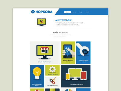 Website Hopkoda icons webpage website