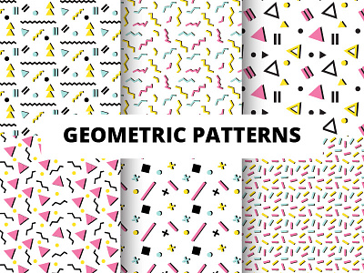 Memphis Patterns geometric memphis patterns