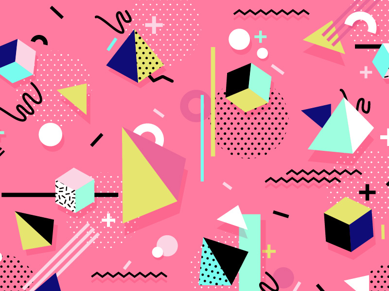 Background Memphis by Snita on Dribbble