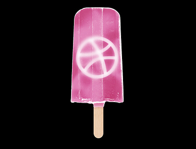 First Dribbble Popsicle app art design icon illustration item logo photoshop