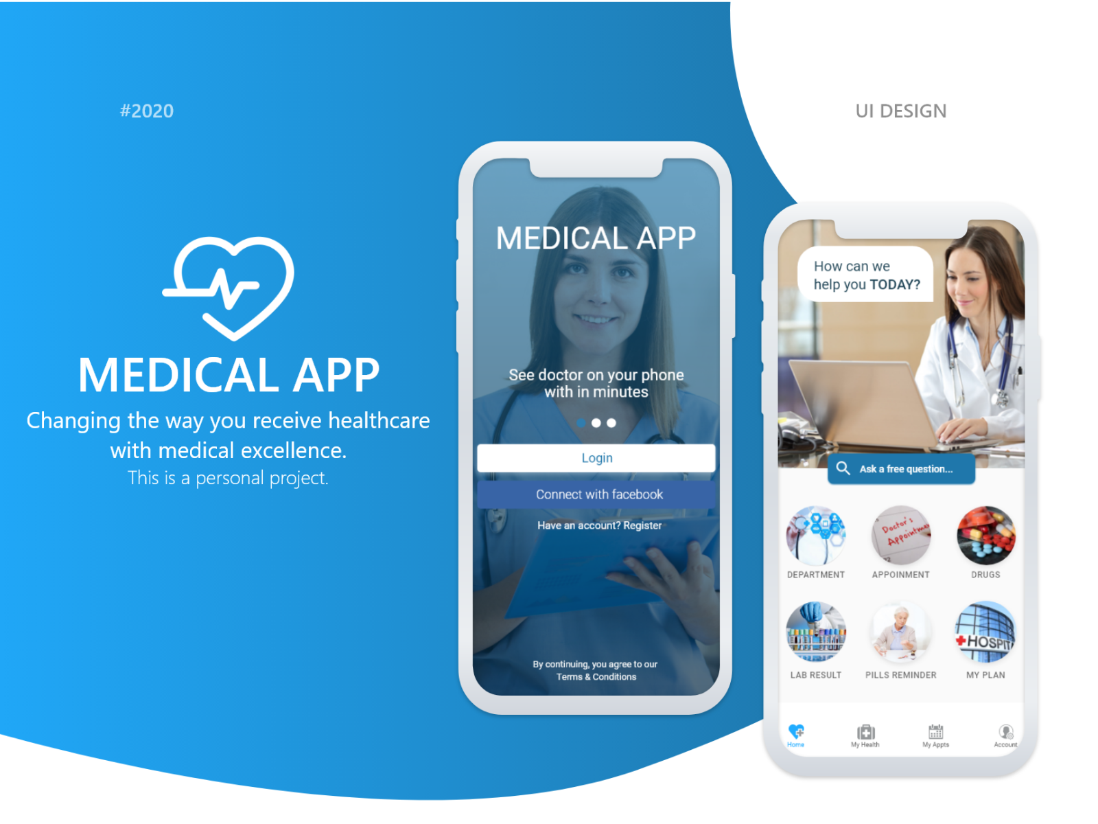 Medical App UI Design. by Farhan Saifullah on Dribbble