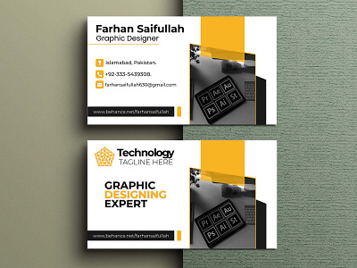 Business Card Design no #2 Graphic designer business card branding business business card card design graphic design illustration logo ui vector