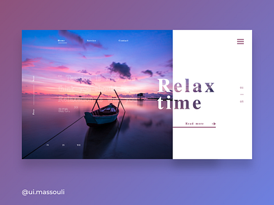 Relax Time. UI WebSite