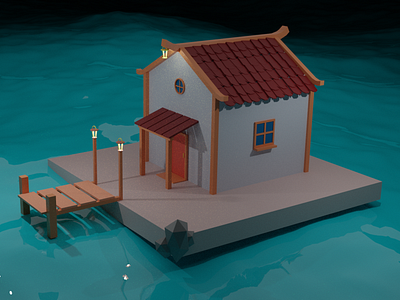 3d house blender