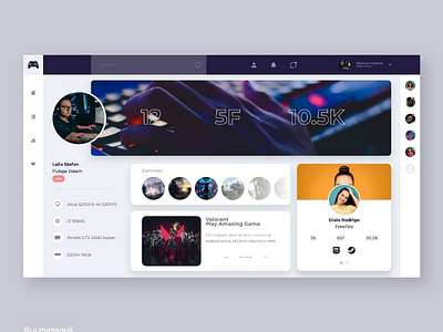 New browsing platform for gamers. designer graphicdesign uidesign uiux userinterface uxdesigner web webdesig website design xd design