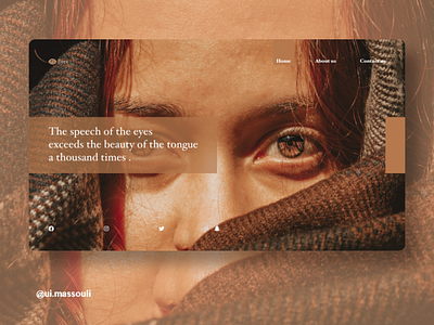 The speech of the eyes #webdesign