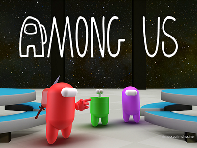 Amongus 3d modeling