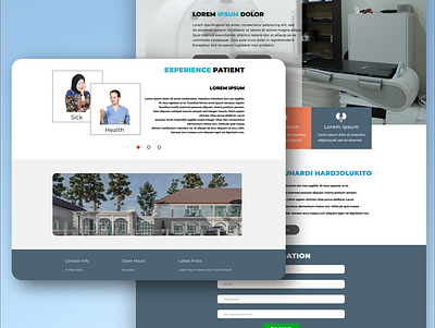 Hospital WEB android app branding design graphic design illustration ios landscape logo menu motion graphics ui ux