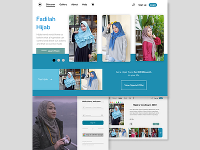 Web Design Hijab Explore app design gallery hijab login menu ui ux web