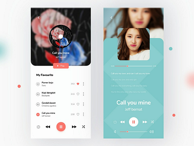 Music Aplication (2) android ios design music ui ux