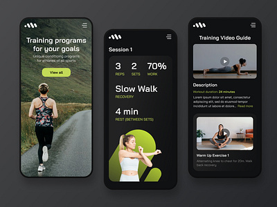 Mas Runner - a sports mobile app