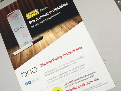 Brio Print Ad ad advertising campaign indesign