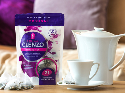 New Packaging Design for Herbal Tea Brand