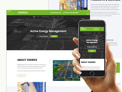 Energ3 Wordpress Website Design design web website design wordpress