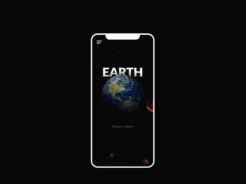 Planets Facts App after effects animation app design illustration interface prototype prototype animation ui ui ux design ui design ui ux design uidesign