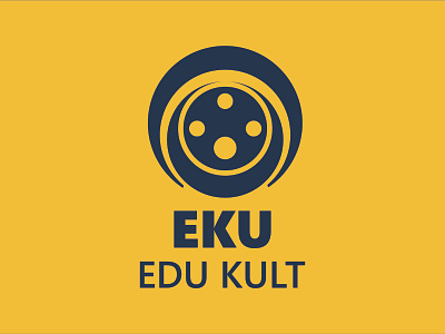 Edu Kult design logo vector