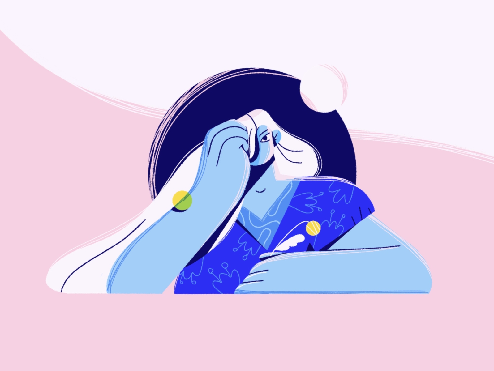 The dreamer by Bulma illustrates on Dribbble