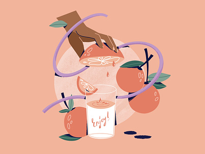Happy Oranges - Personal Project adobe illustrator character design fruits funny illustration illustration orange oranges vector illustration